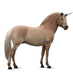 Пони-единорог Бельгийский ездовой пони Рыже-чалая