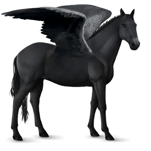 Верховой Пегас Лошадь лузитанской породы Светло-серый
