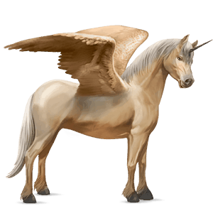 Крылатый пони-единорог  Рыжая