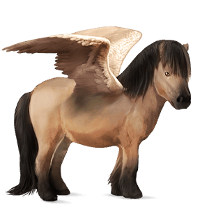 Пони-Пегас Шетландский пони Изабелловая