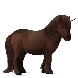 Пони-единорог Шетландский пони Рыже-чалая