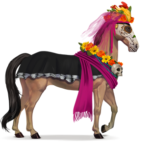 Верховая лошадь novia púrpura 