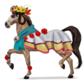 Верховая лошадь niña de las flores