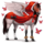 Верховая лошадь red