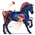Верховая лошадь Цыганская упряжная Пегий рыжий тобиано