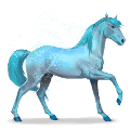 Радужная лошадь lovely blue