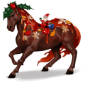 Божественная лошадь Рождественский пудинг