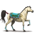 Верховая лошадь Французская Верховая Рыже-чалая
