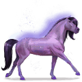 Радужная лошадь brave purple