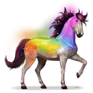Радужная лошадь secret rainbow