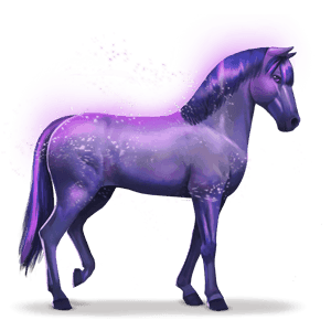 Радужная лошадь devoted indigo