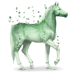 Драгоценная лошадь Нефрит