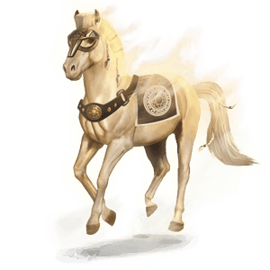 Мифологическая лошадь Скинфакси
