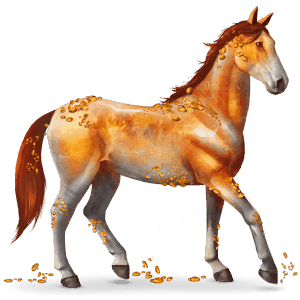 Драгоценная лошадь Янтарь